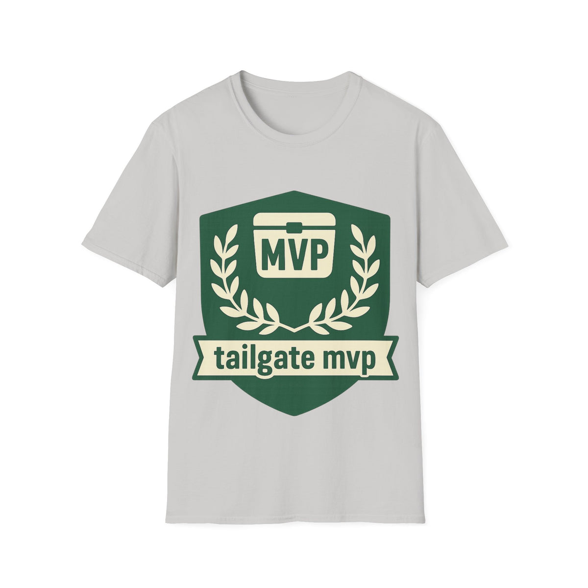 MVP Tailgate T-Shirt — Vintage Green MVP Badge Tee - Trending Now - August 2026