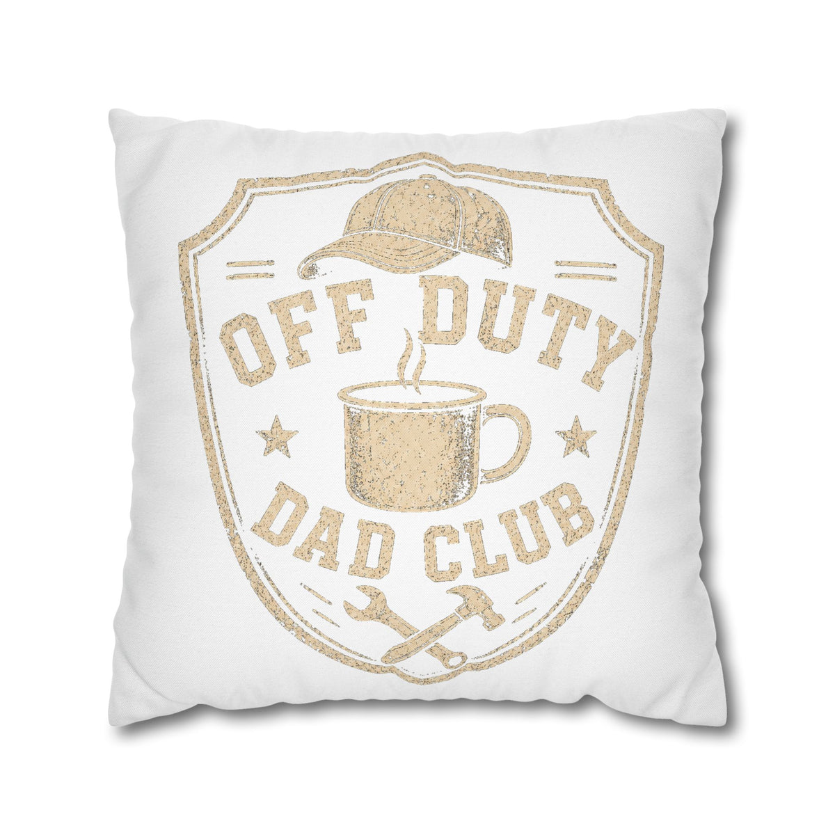 Off Duty Dad Club Decorative Pillowcase