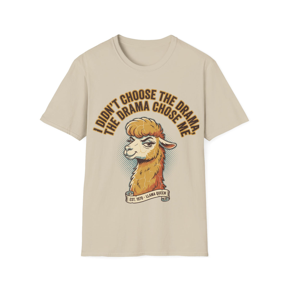 Sheep Graphic T‑Shirt — "I Don't Choose the Drama, the Drama Chooses Me" - Trending Now - September 2026