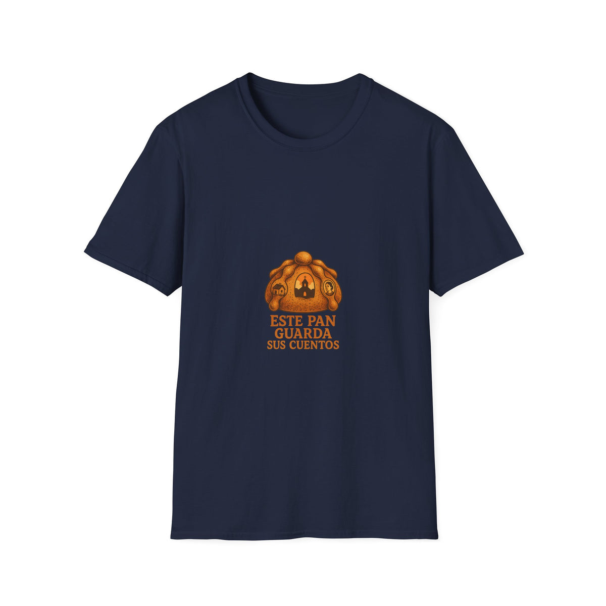 T-Shirt — 'Este Pan Guarda Sus Cuentos' Concha/Pan Dulce Design - Trending Now - October 2026