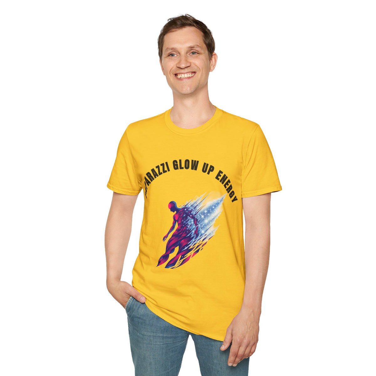 Paparazzi Glow Up Energy T-Shirt — Retro Cosmic Silhouette Tee - Trending Now - September 2026