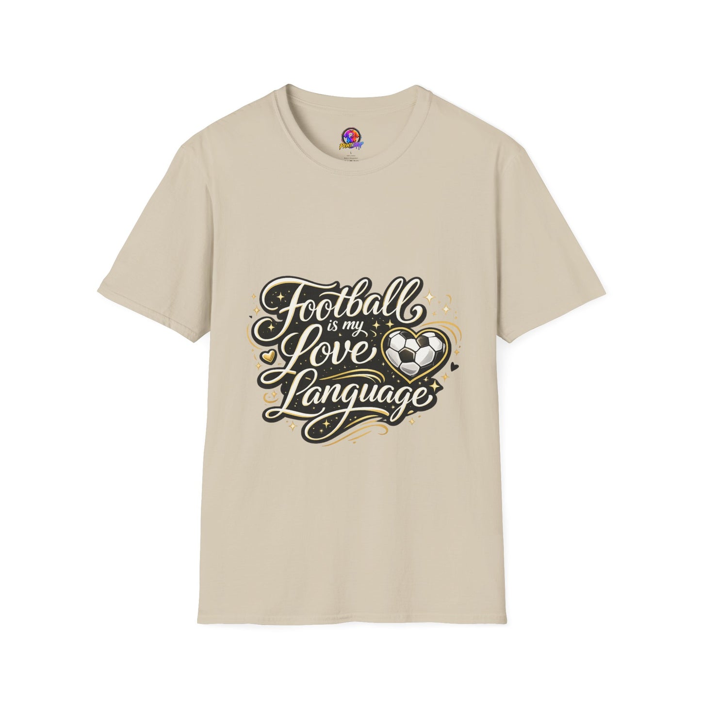 Women's/Unisex Soccer Fan Shirt Football Is My Love Language Tee —