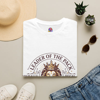 Leo Leader of the Pack T-Shirt — 100% Leo Zodiac Lion Tee