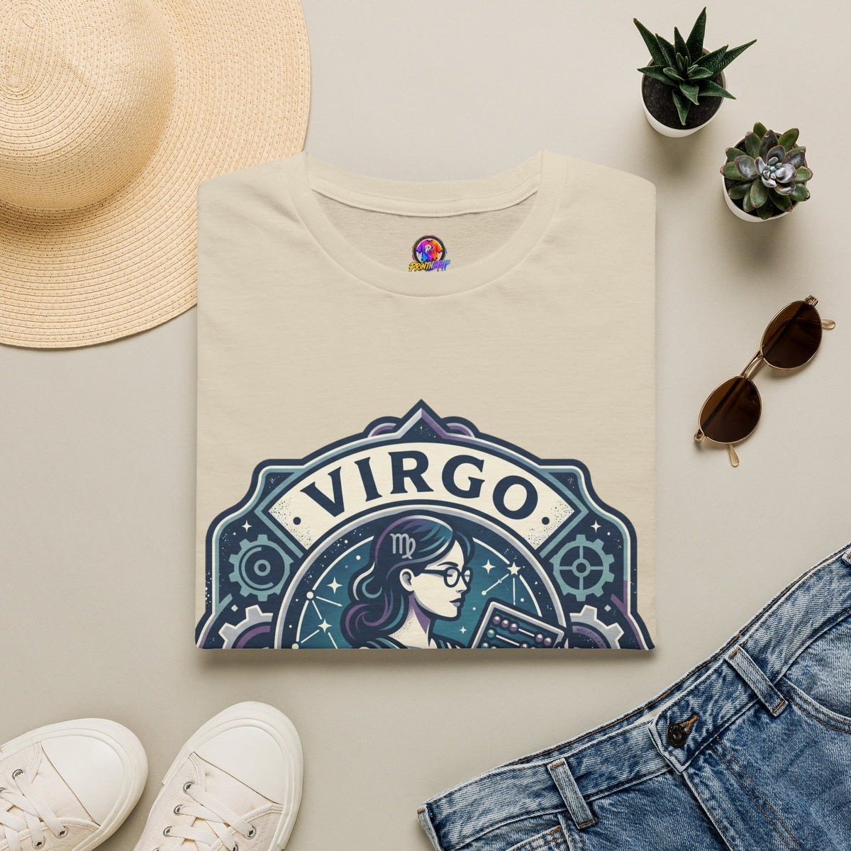 Virgo 'Professional Problem Solver' T-Shirt — Zodiac Astrology Tee for Women