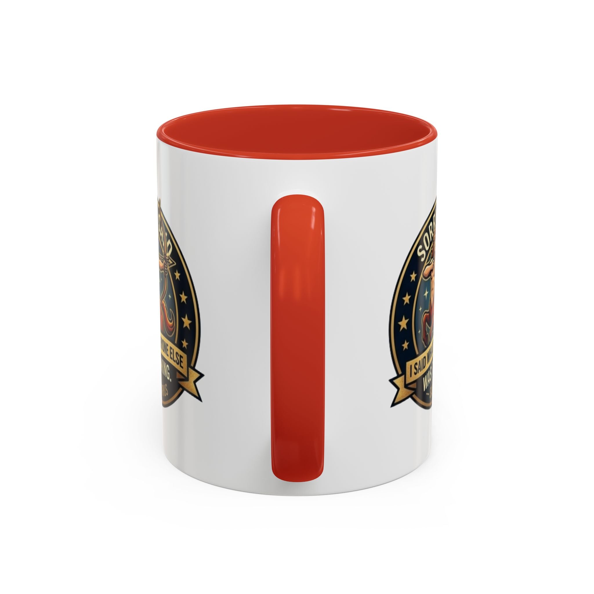 Sagittarius Coffee Mug — "Sorry I Said What Everyone Else Was Thinking" Zodiac Archer Accent Mug