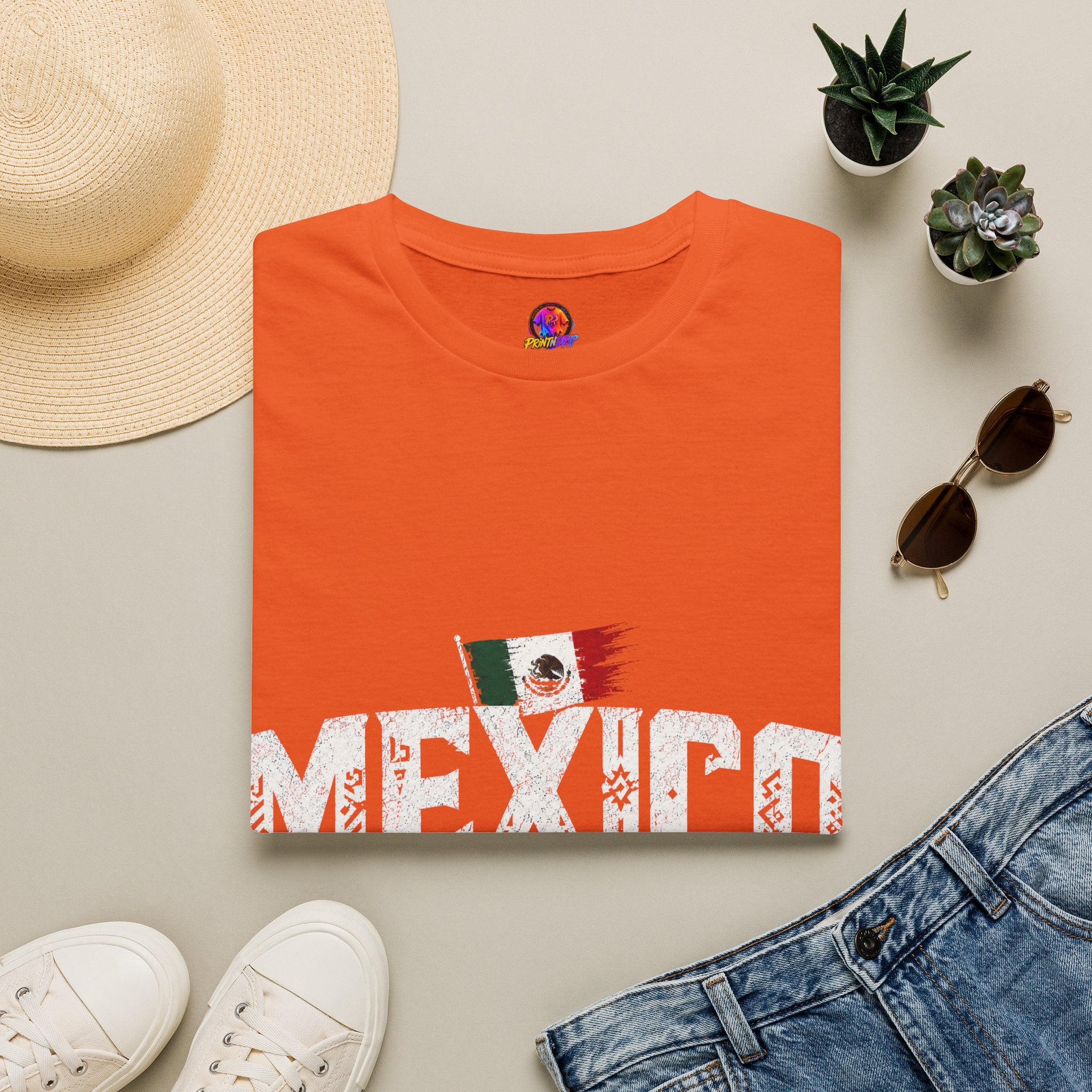 Mexico Vintage Flag T-Shirt