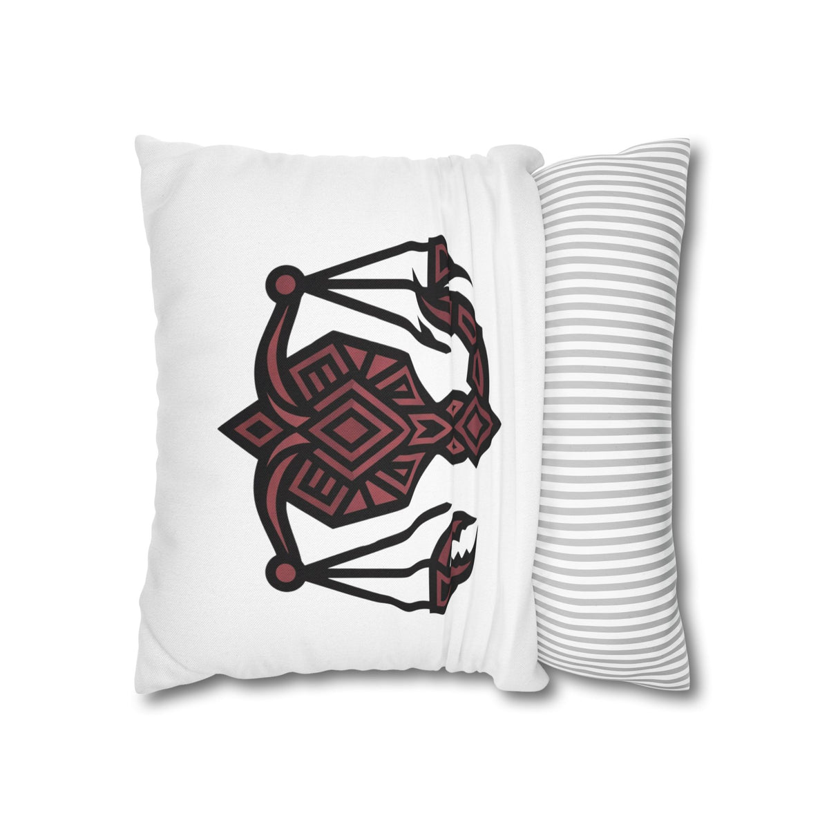 Scorpio Zodiac Scales Decorative Pillowcase — Tribal Scorpio-Style Design