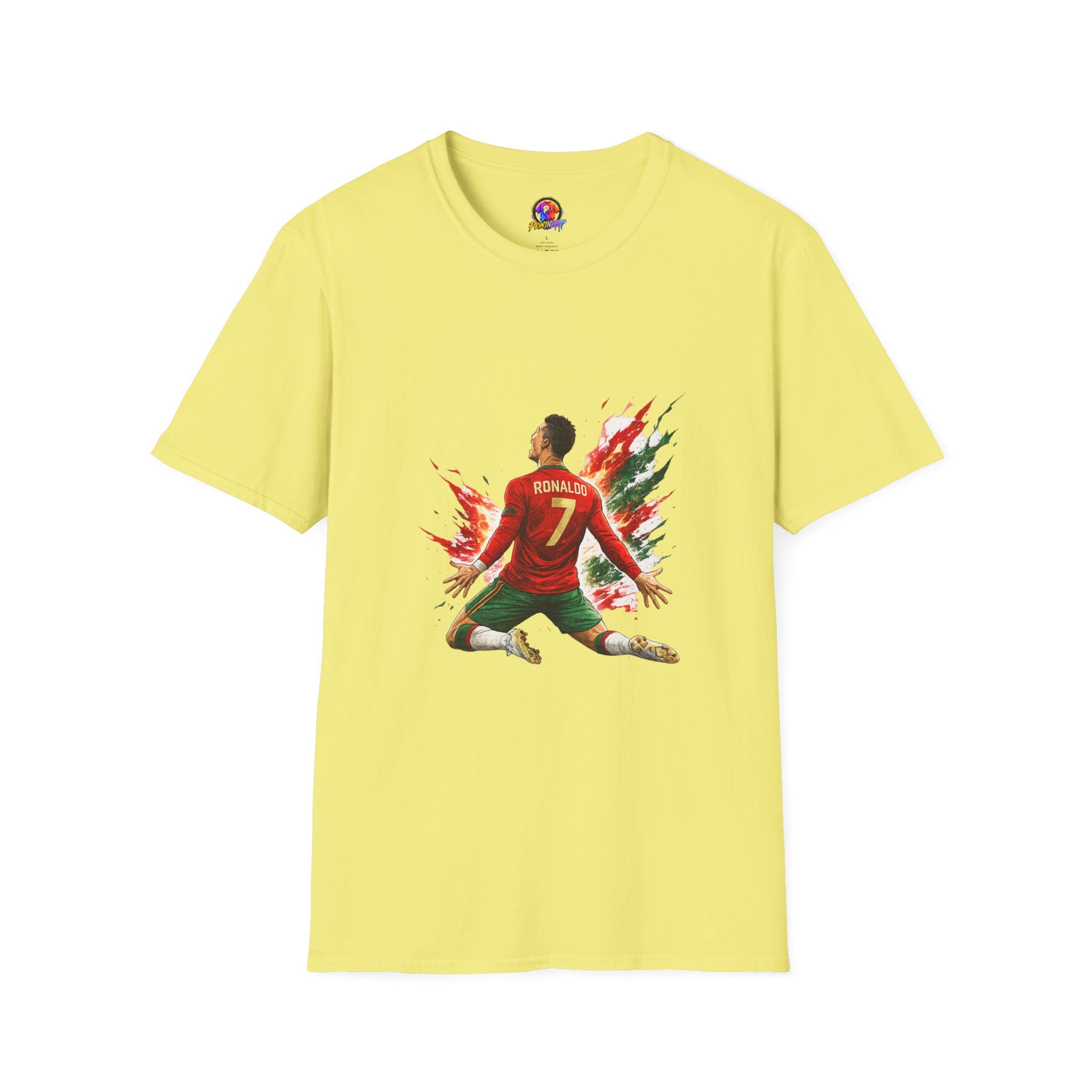 Portugal Soccer Player #7 Graphic T‑Shirt — Dynamic Portugal Fan Tee