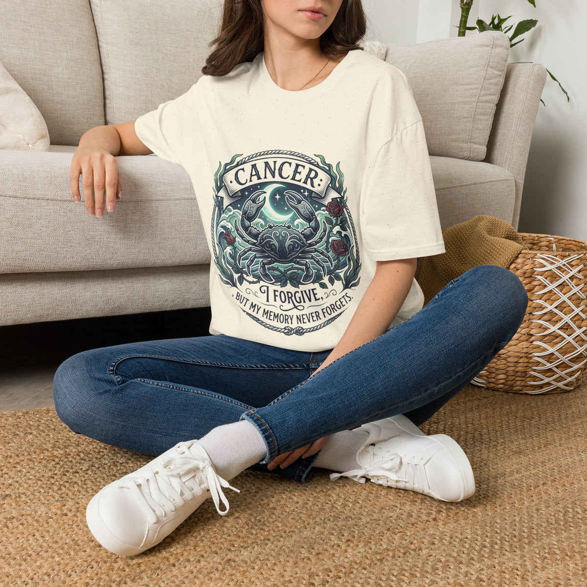 Cancer Zodiac T-Shirt — Crab Constellation Sign Tee