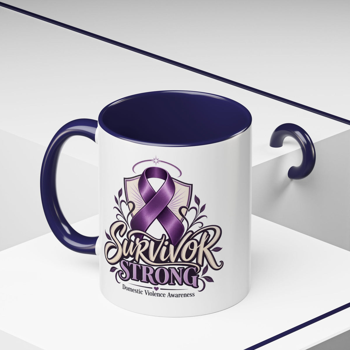 Domestic Violence Awareness Survivor Strong Coffee Mug