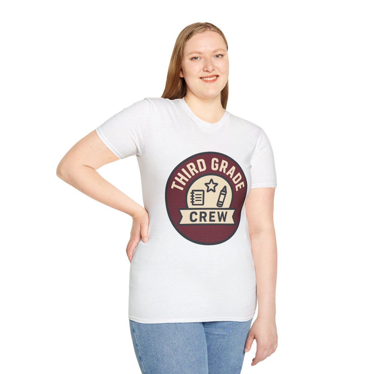 Third Grade Crew T-Shirt — Retro School Teacher & Student Tee - Trending Now - August 2026