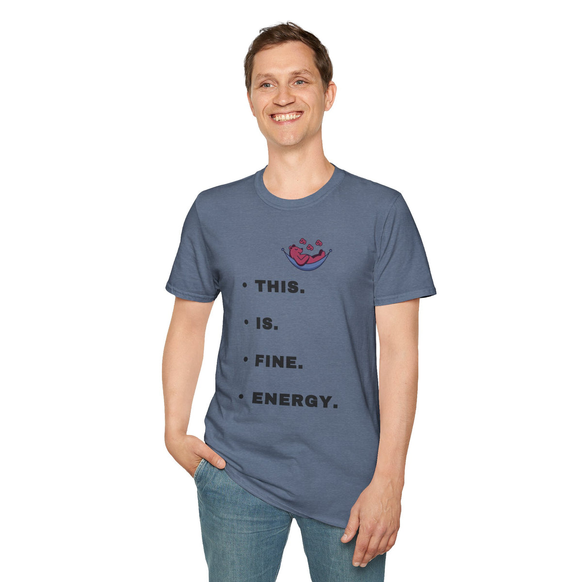 T‑Shirt — “This. Is. Fine.” Comic Dog in Burning Room Funny Graphic Tee - Trending Now - September 2026
