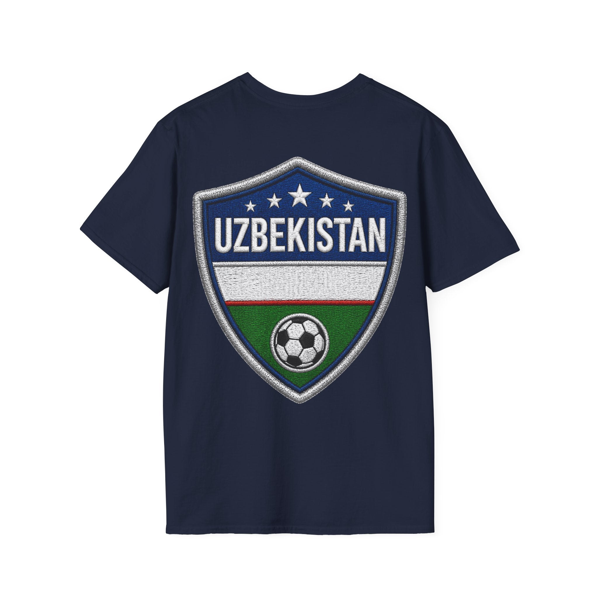 Silk Road Strike Soccer T-Shirt — Uzbekistan Football Graphic Tee