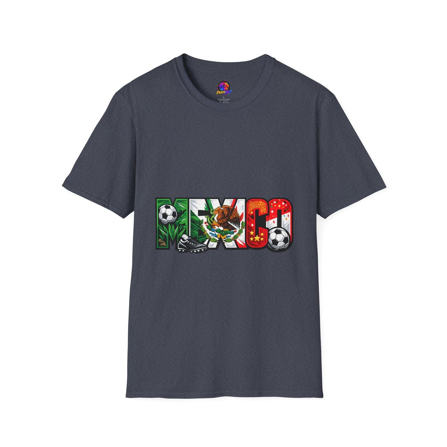 Mexico Soccer T-Shirt — Mexican Flag Football Pride Tee