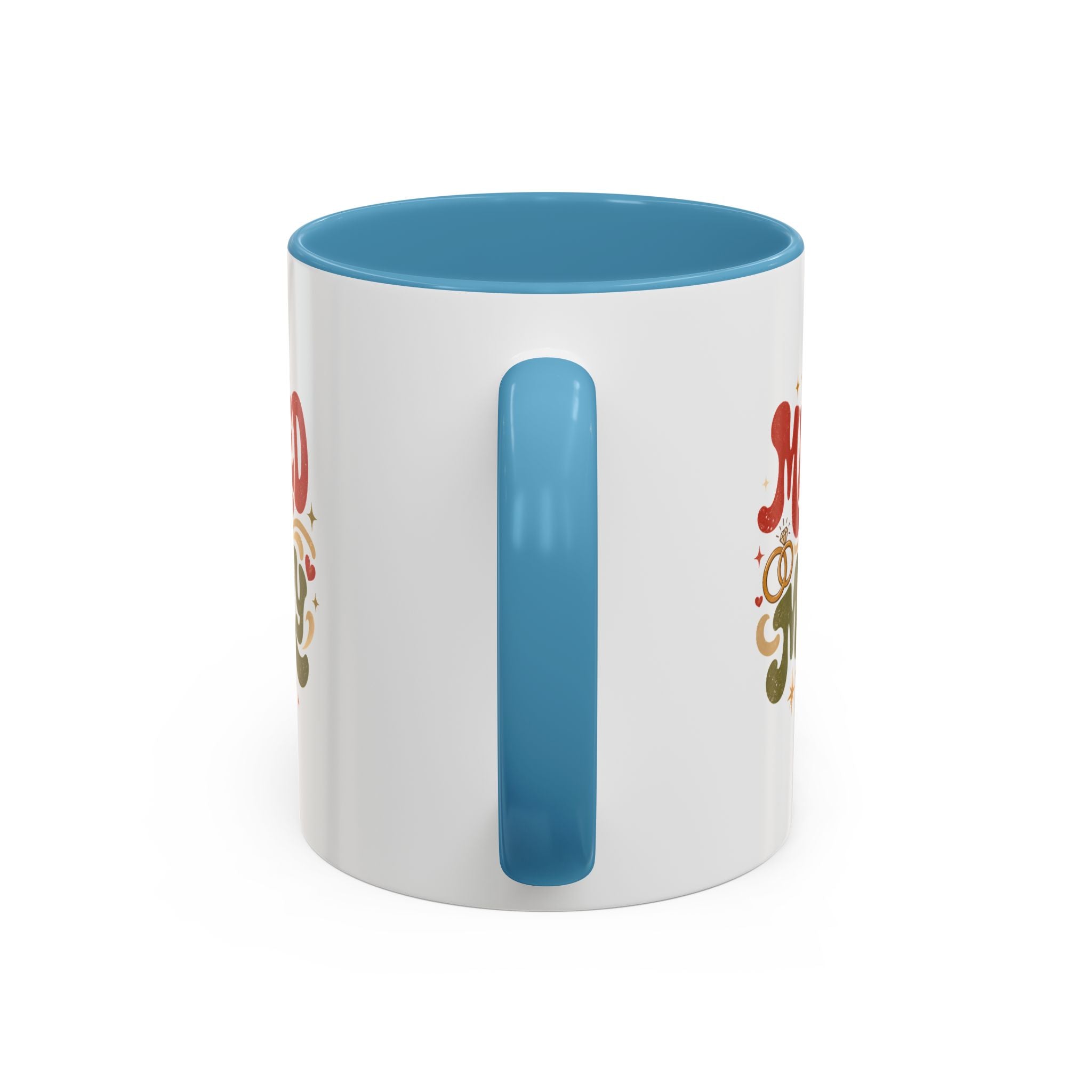 Christmas Married and Merry Christmas Coffee Mug — Holiday Accent Mug