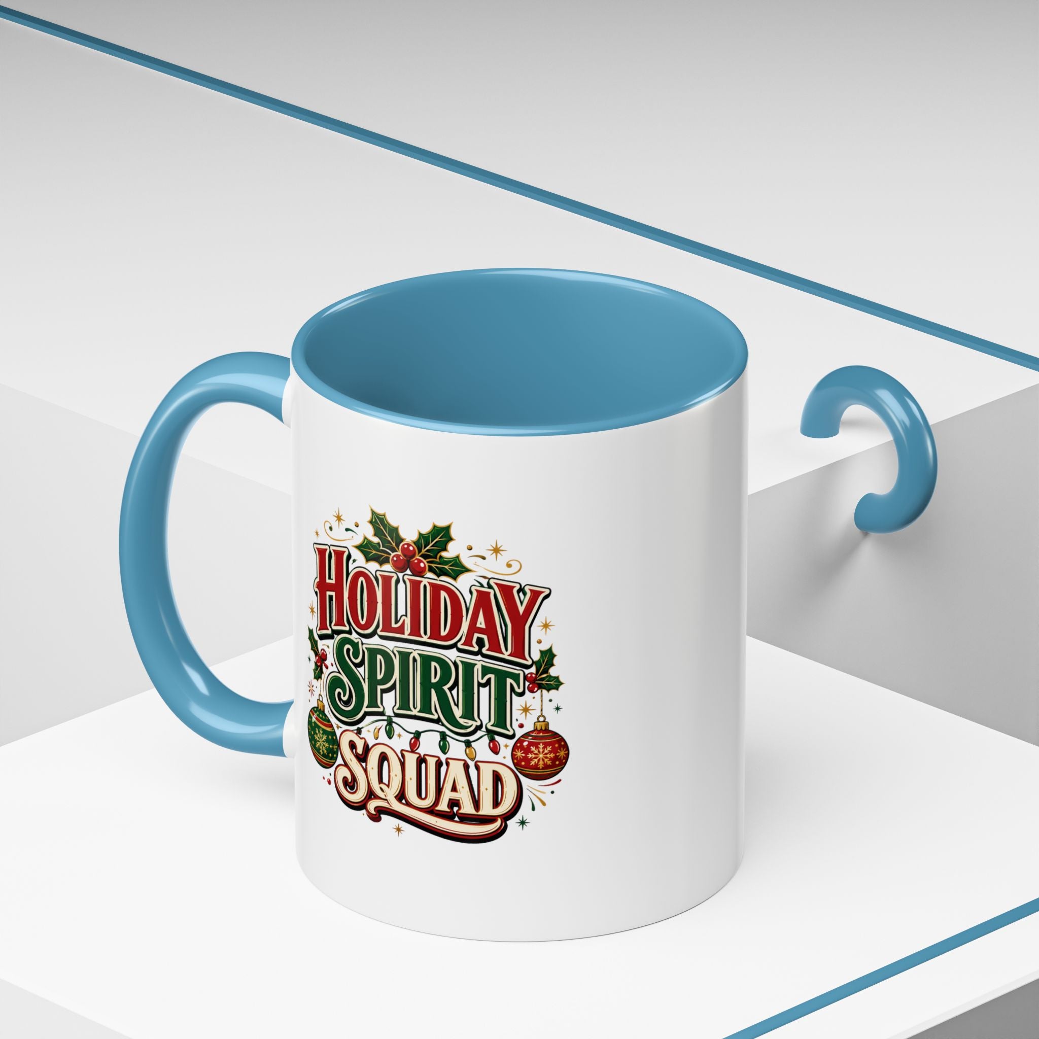 Accent Coffee Mug Holiday Spirit Squad