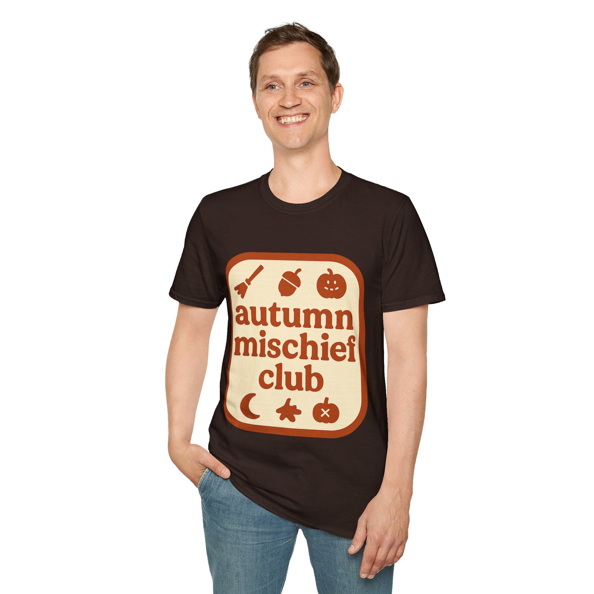 Autumn Mischief Club T-Shirt — Cozy Fall Graphic Tee - Trending Now - August 2026