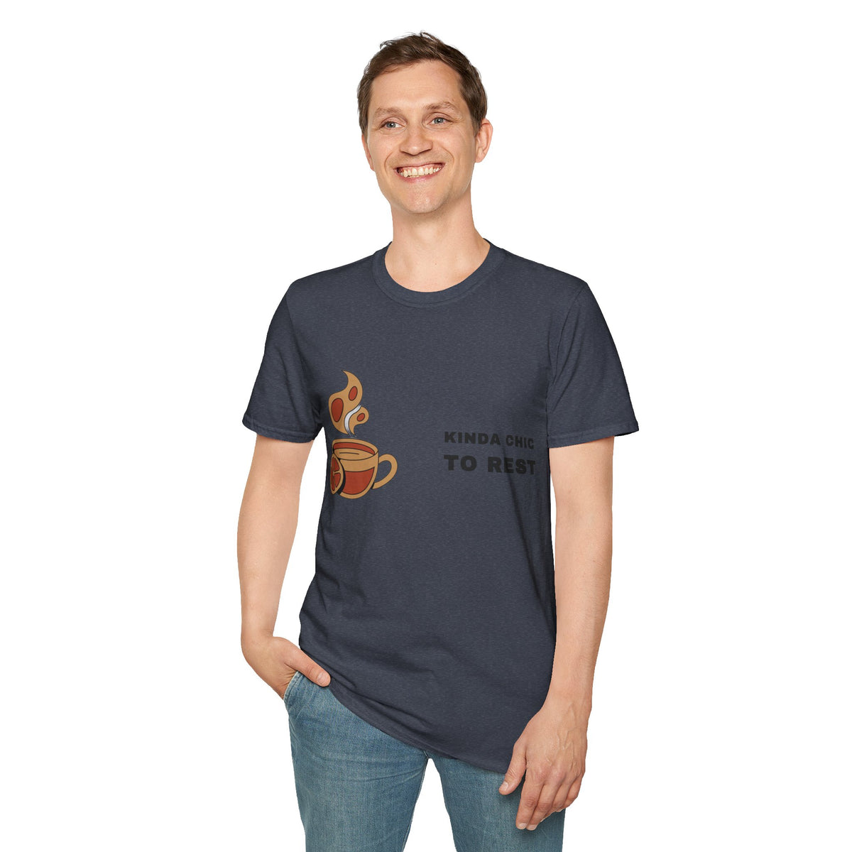 Coffee & Cozy T-Shirt — "Kinda Quiet, Try to Remain" Relaxed Tee - Trending Now - September 2026