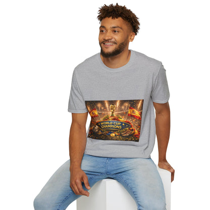 World Cup Champions T-Shirt — Spanish Football Victory Design