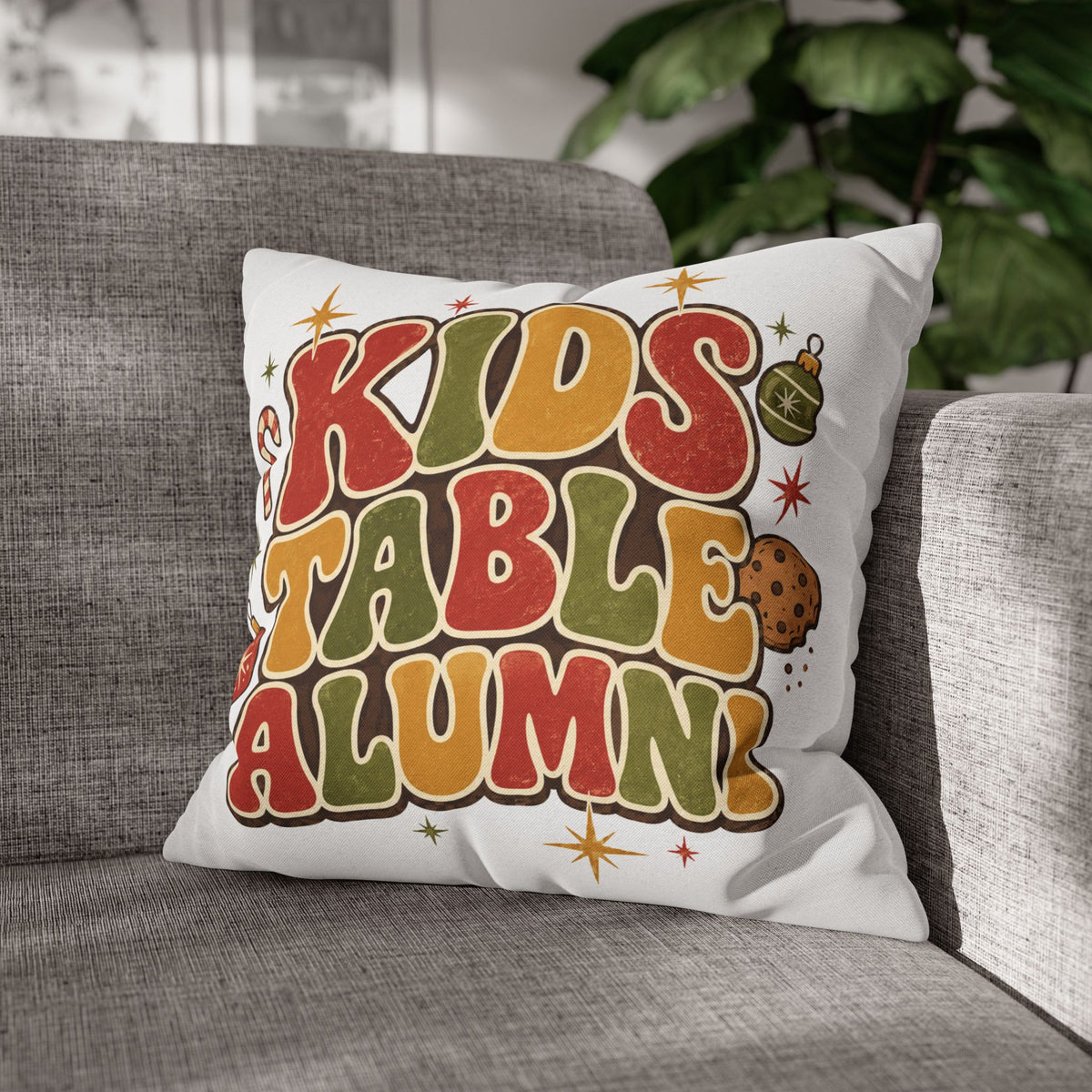 Christmas Kids Table Alumni Holiday Pillowcase