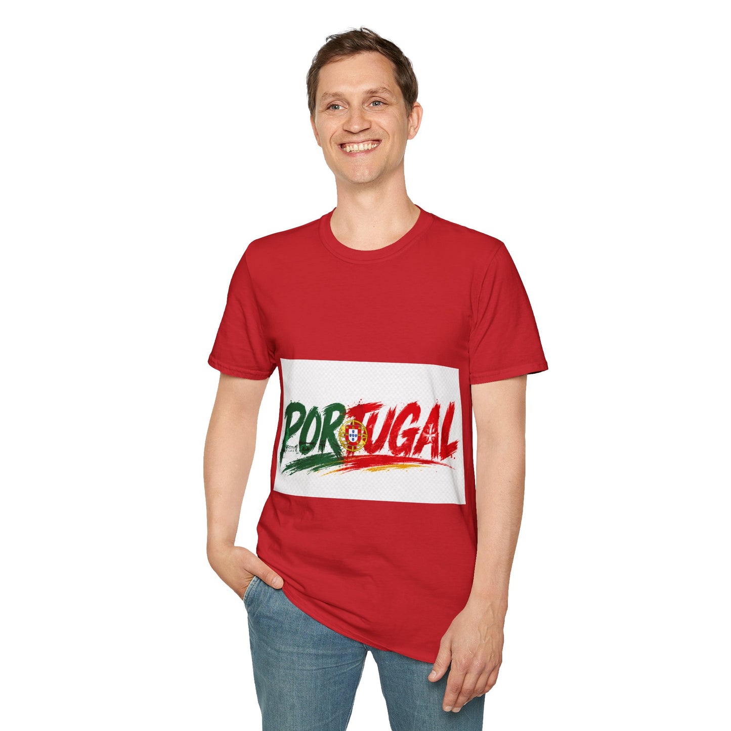 Portugal Flag Script T-Shirt — Portuguese Pride Tee