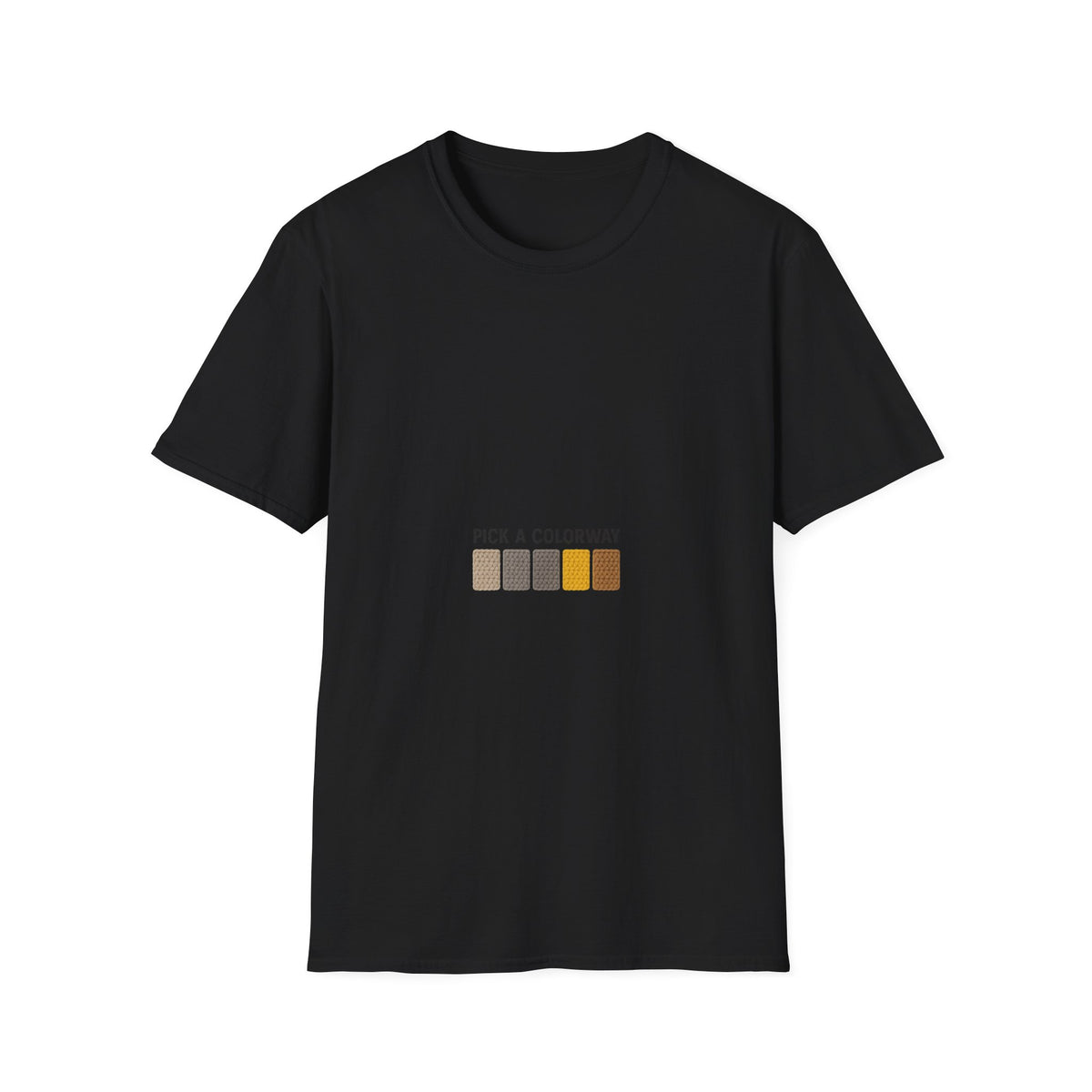 Pick A Colorway Retro Palette Tee - Minimalist Earth Tone Graphic T-Shirt - Trending Now - September 2026