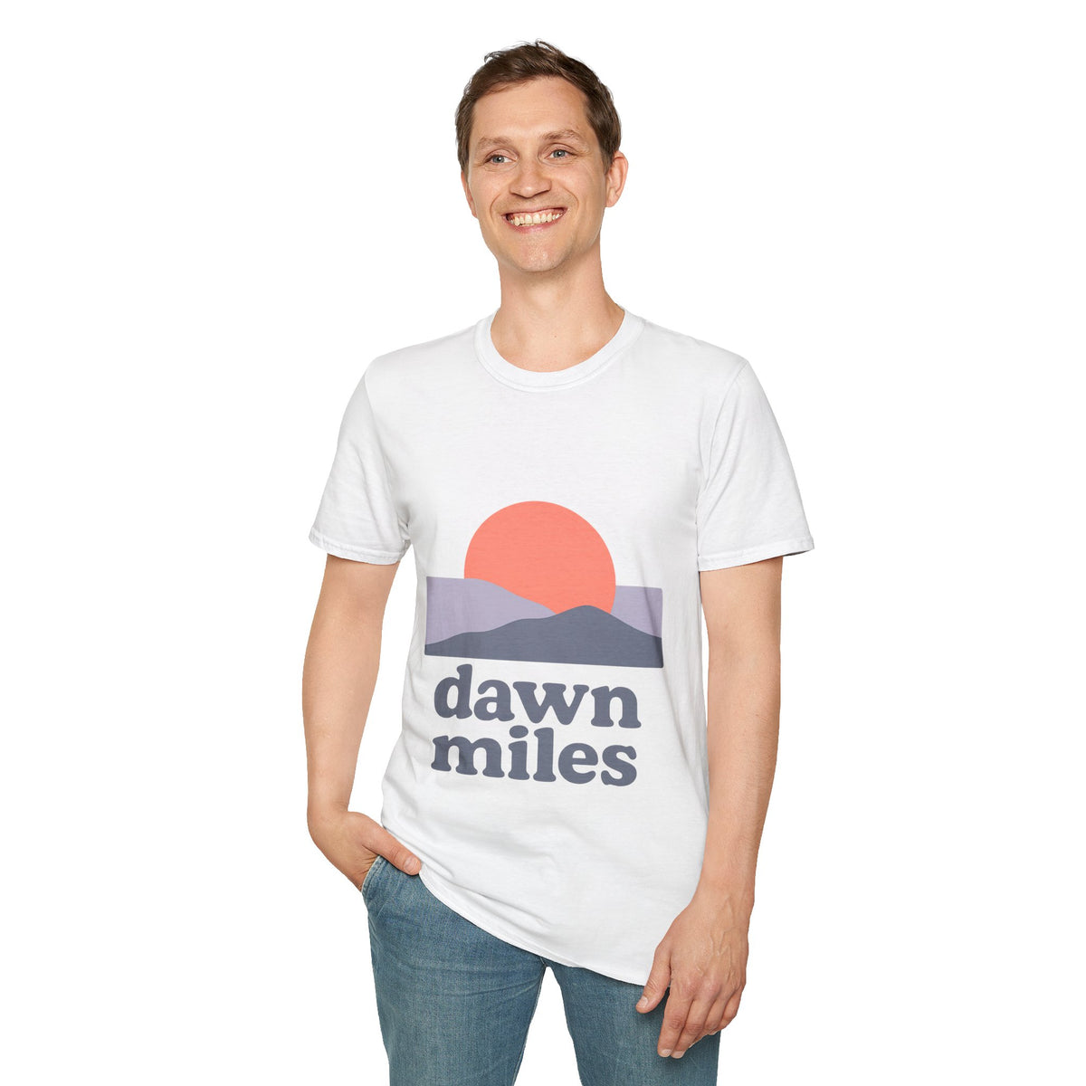 Dawn Miles Running Tee — Sunrise Graphic Short-Sleeve Shirt - Trending Now - September 2026