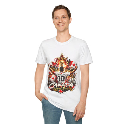 Canada Maple Glory T‑Shirt — Vintage Canadian Maple Leaf Graphic Tee