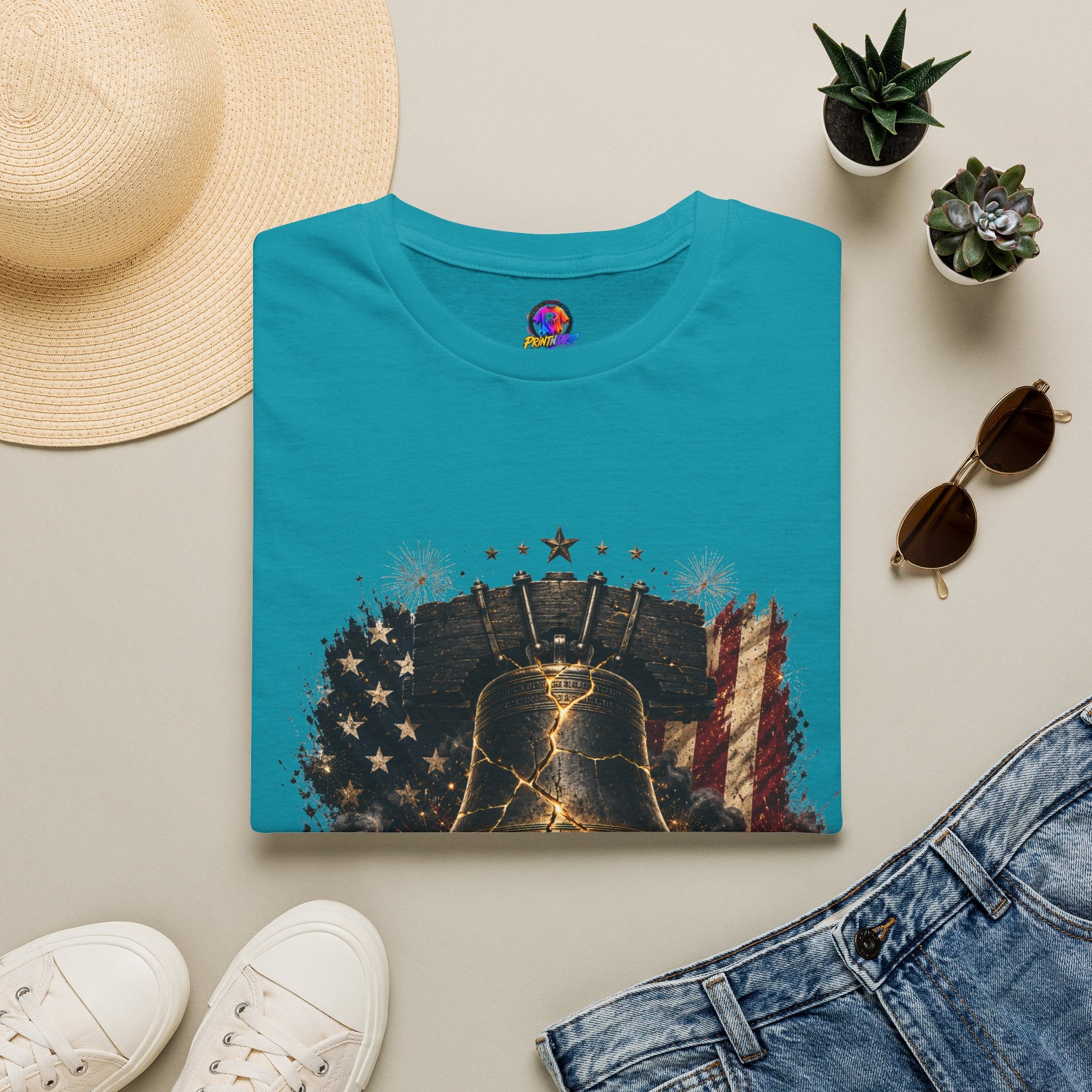 Liberty Has Scars T-Shirt — Vintage Liberty Bell Patriotic Tee