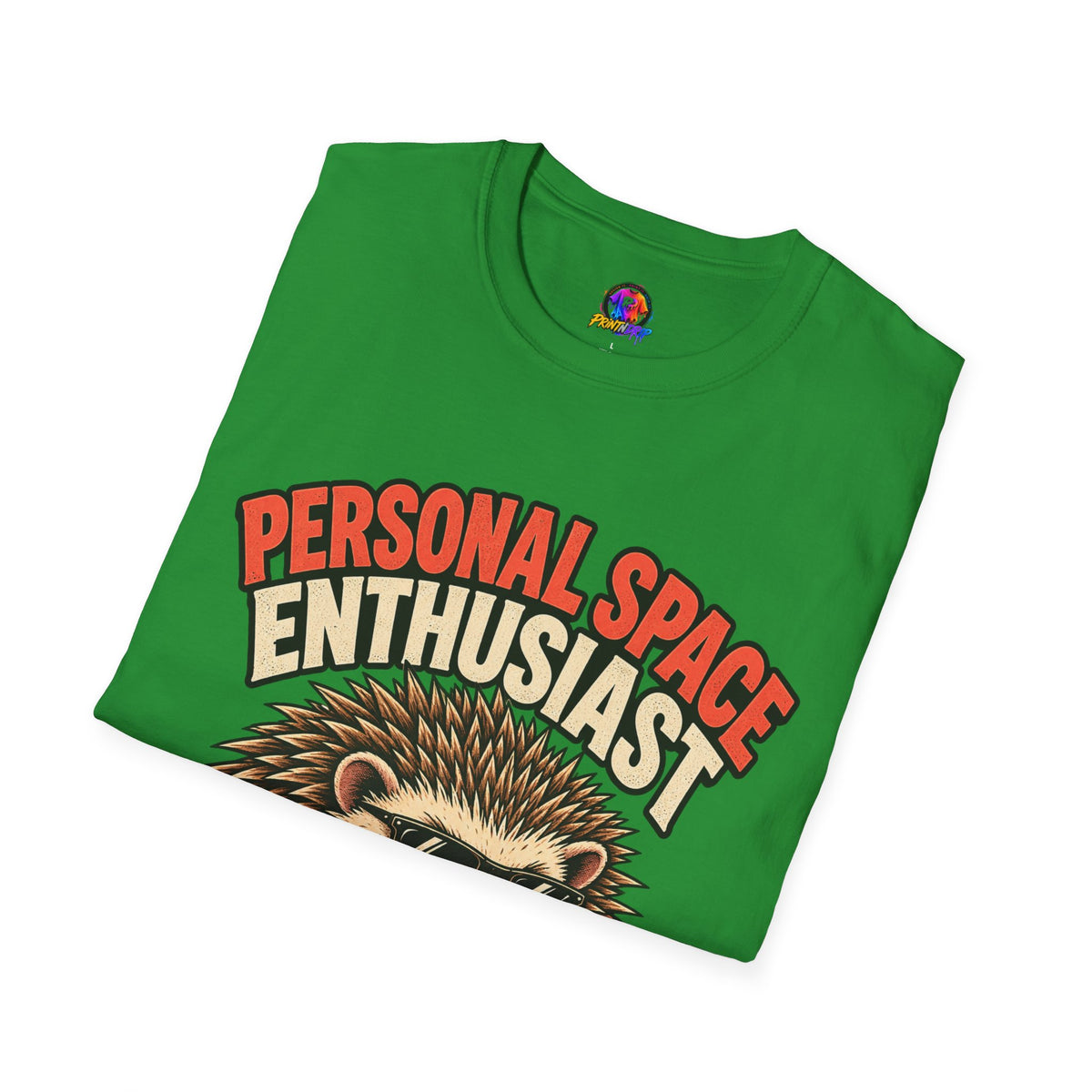 Personal Space Enthusiast T-Shirt — Funny Hedgehog Graphic Tee