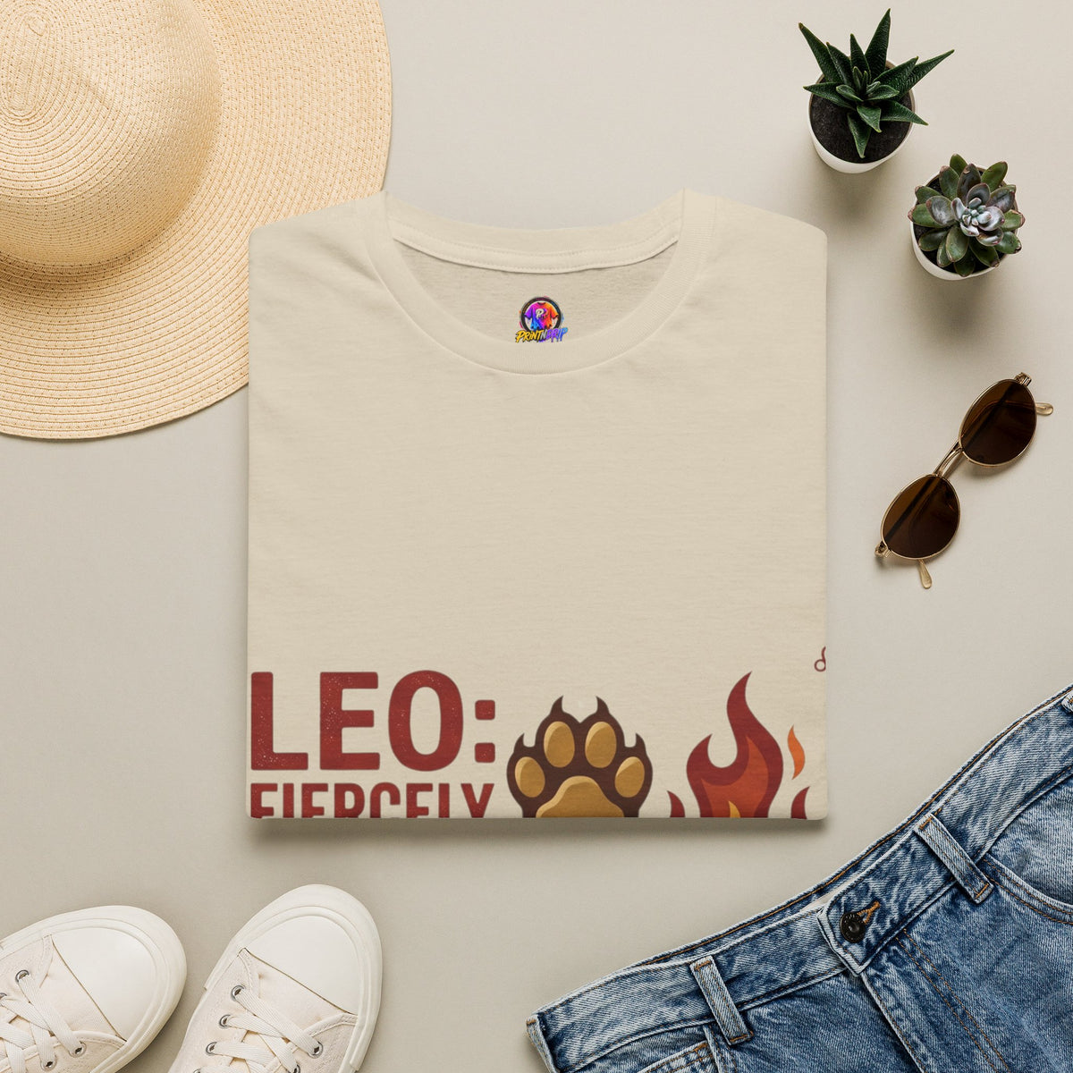 Leo Zodiac T-Shirt — Fiercely Loyal, Passionately Fiery Tee