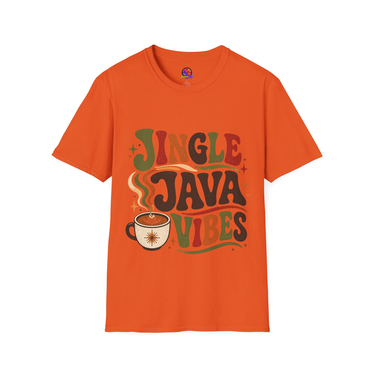 Retro "Jingle Java Vibes" T-Shirt
