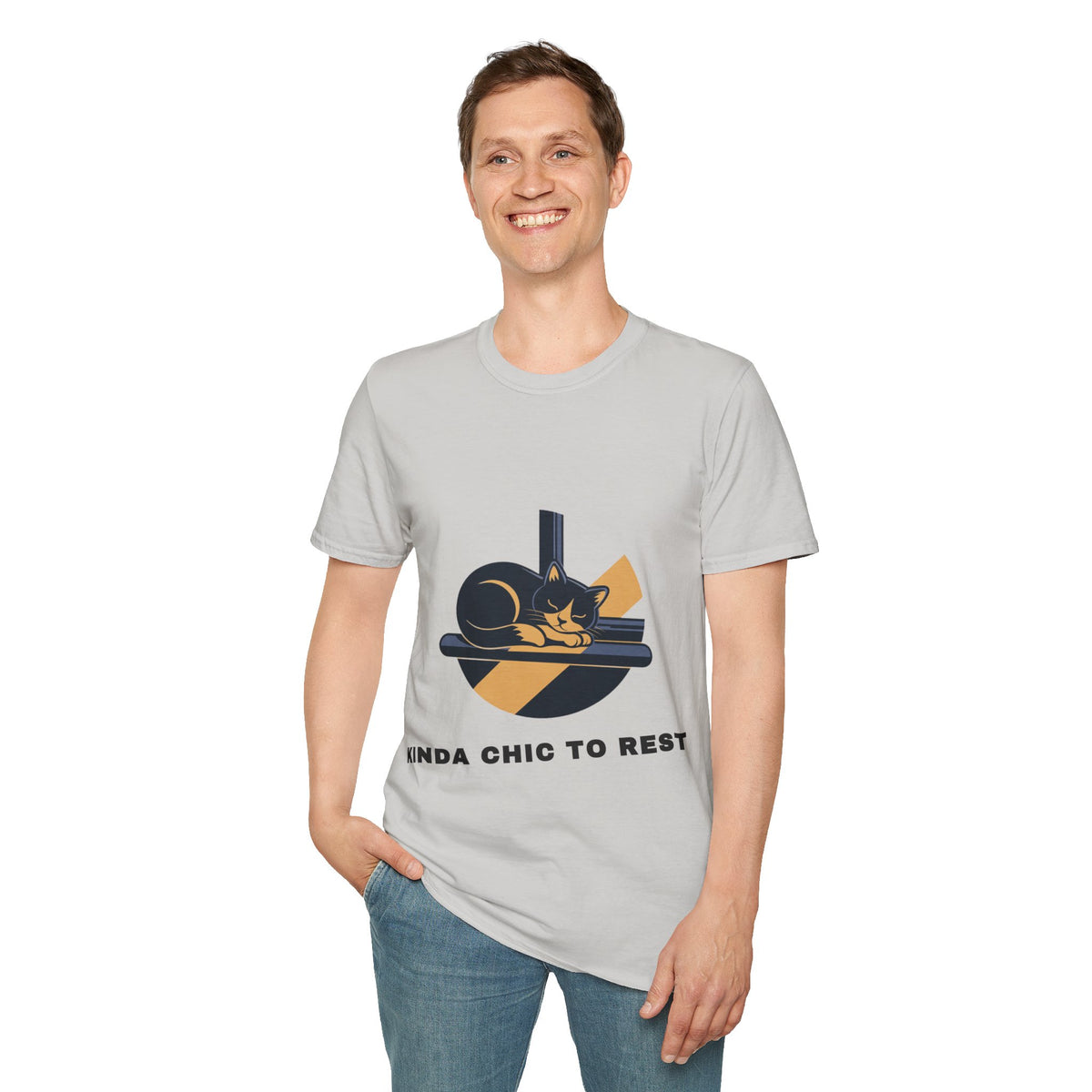 Cat Resting T-Shirt — "Kinda Chic to Rest" Graphic Tee - Trending Now - September 2026
