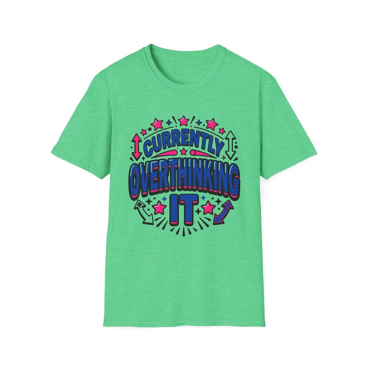 Currently Celebrating T-Shirt — Retro Neon Festival Graphic Tee - Trending Now - August 2026