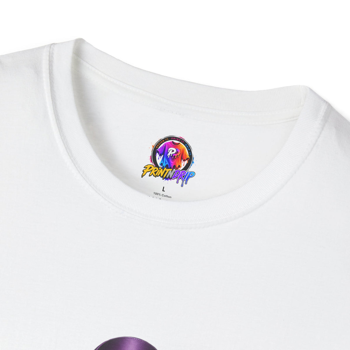 Worthy of Peace Purple Ribbon Domestic Violence  Awareness T-Shirt