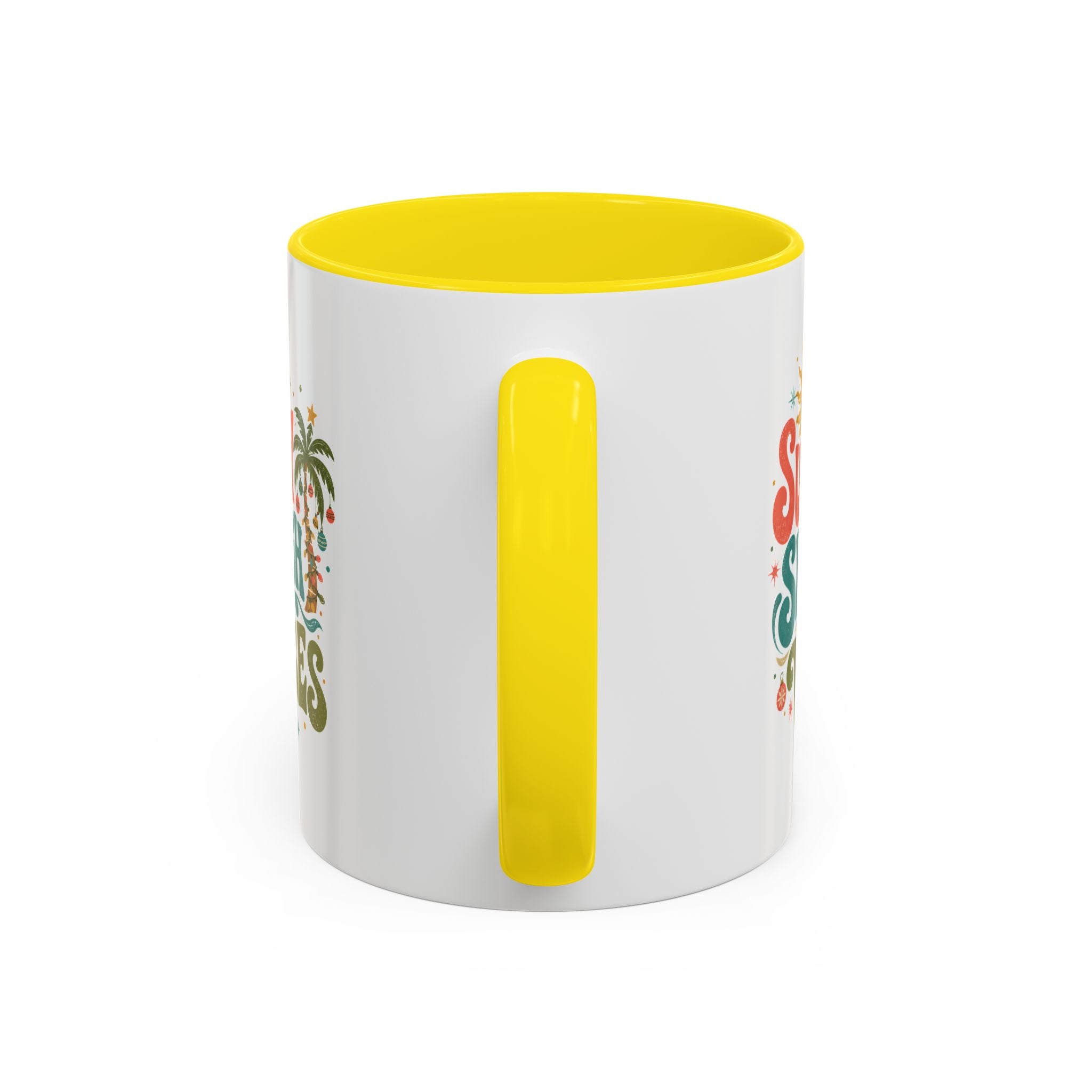 Modern Day Christmas Sunny Sleigh Vibes Coffee Mug