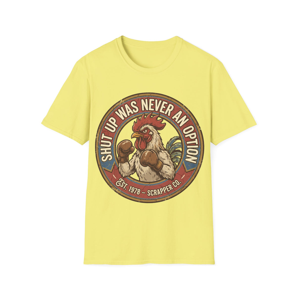 Graphic T-Shirt — “Shut Up Was Never an Option” Funny Retro Cowgirl Tee - Trending Now - September 2026