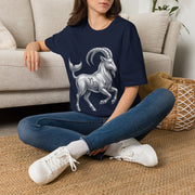 Capricorn Goat Zodiac T-Shirt — Mythical Sea-Goat Horoscope Tee