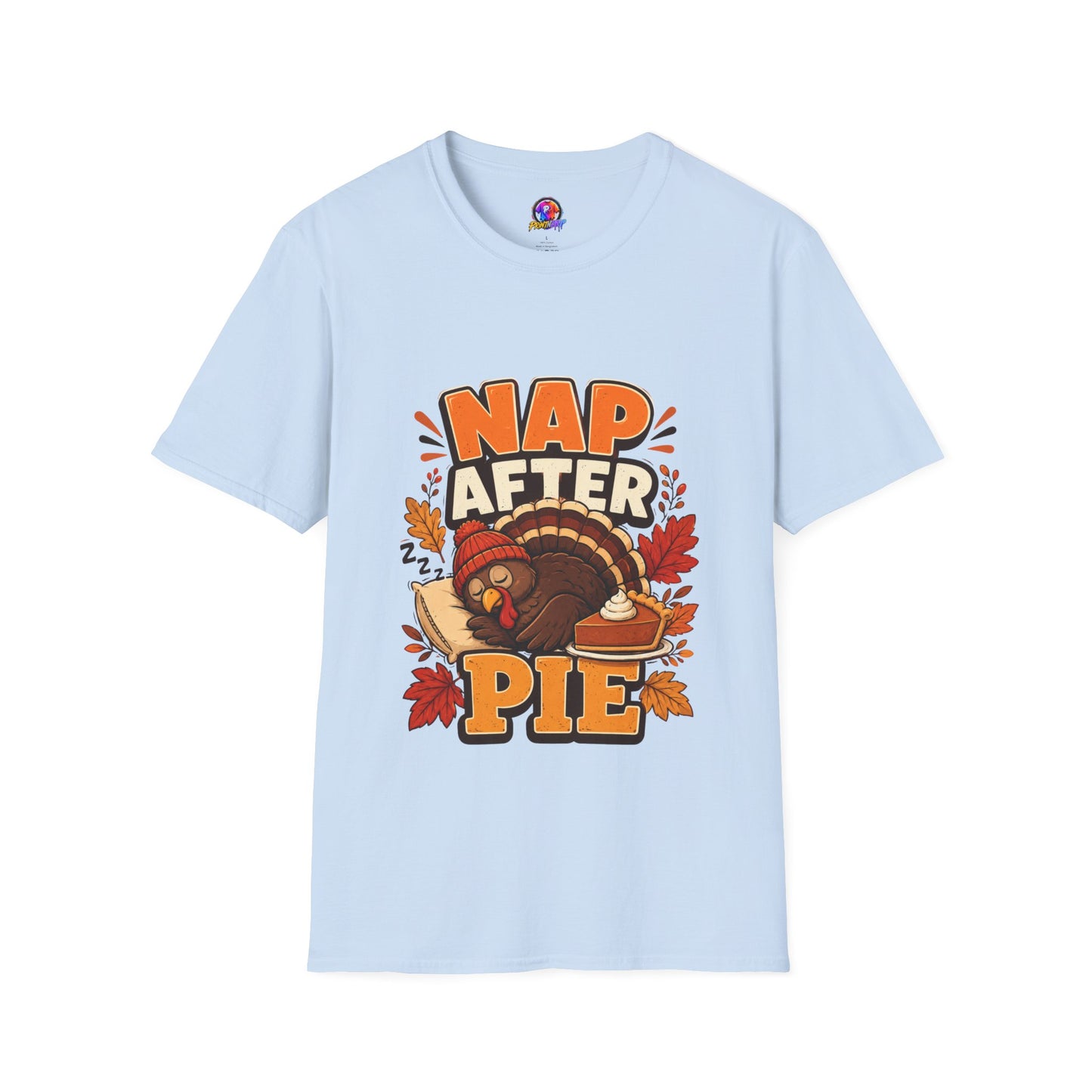 Nap After Pie T-Shirt — Funny Thanksgiving Turkey Tee