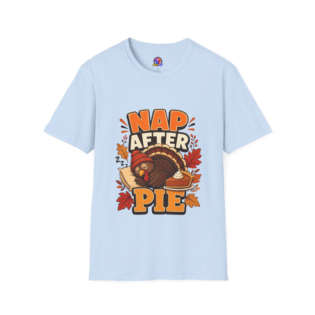 Thanksgiving T-Shirt Nap After Pie T-Shirt — Funny Thanksgiving Turkey Tee