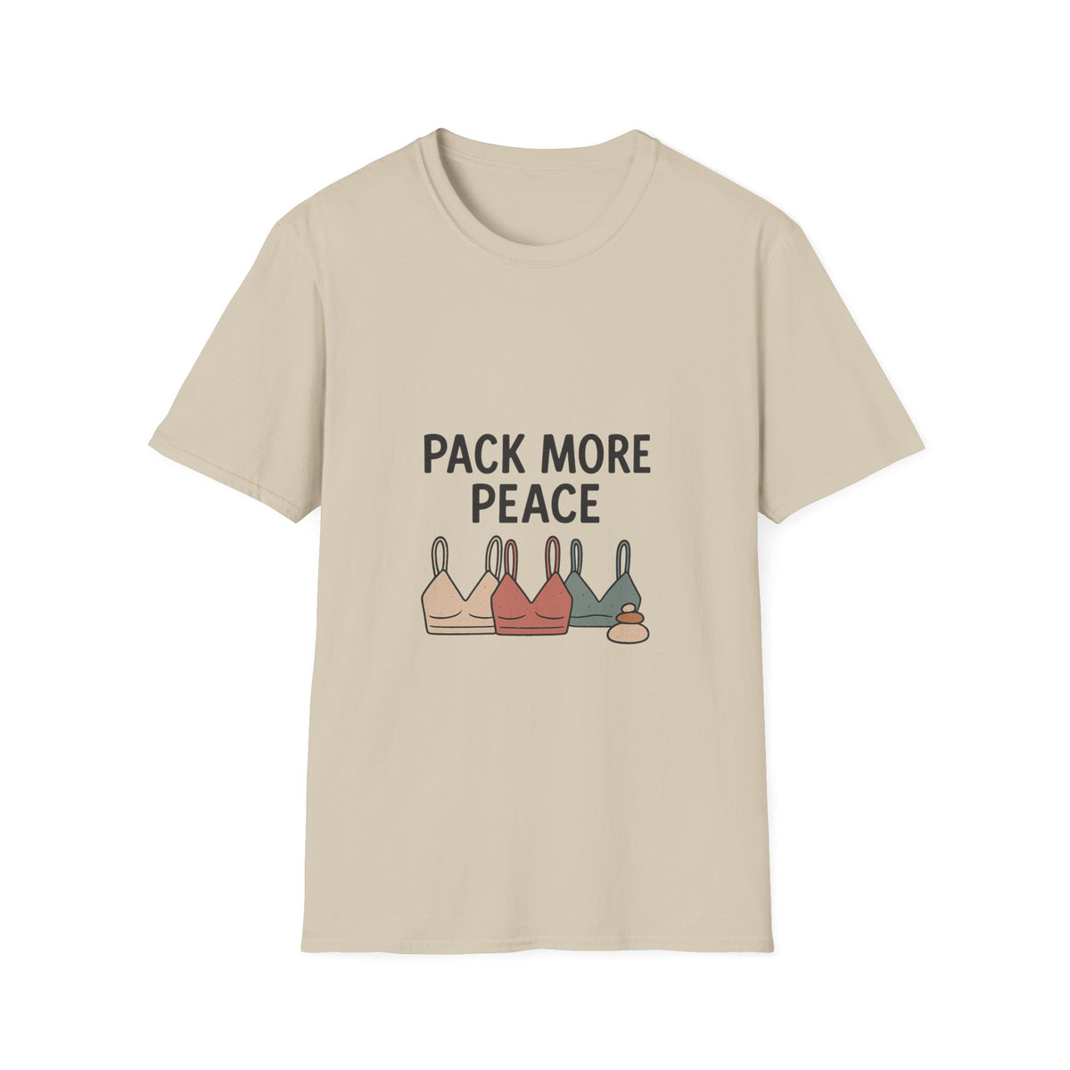 Pack More Peace T-Shirt — Minimalist Yoga / Mindfulness Tee - Trending Now - October 2026