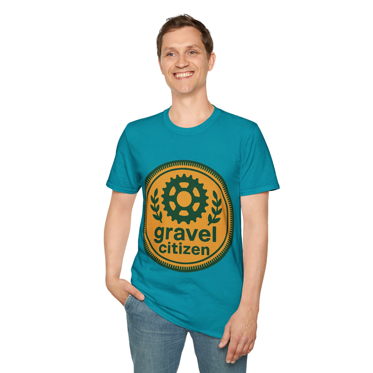 "Gravel Citizen" Retro Cycling Tee | Vintage Bike Gear Graphic T-Shirt - Trending Now - September 2026