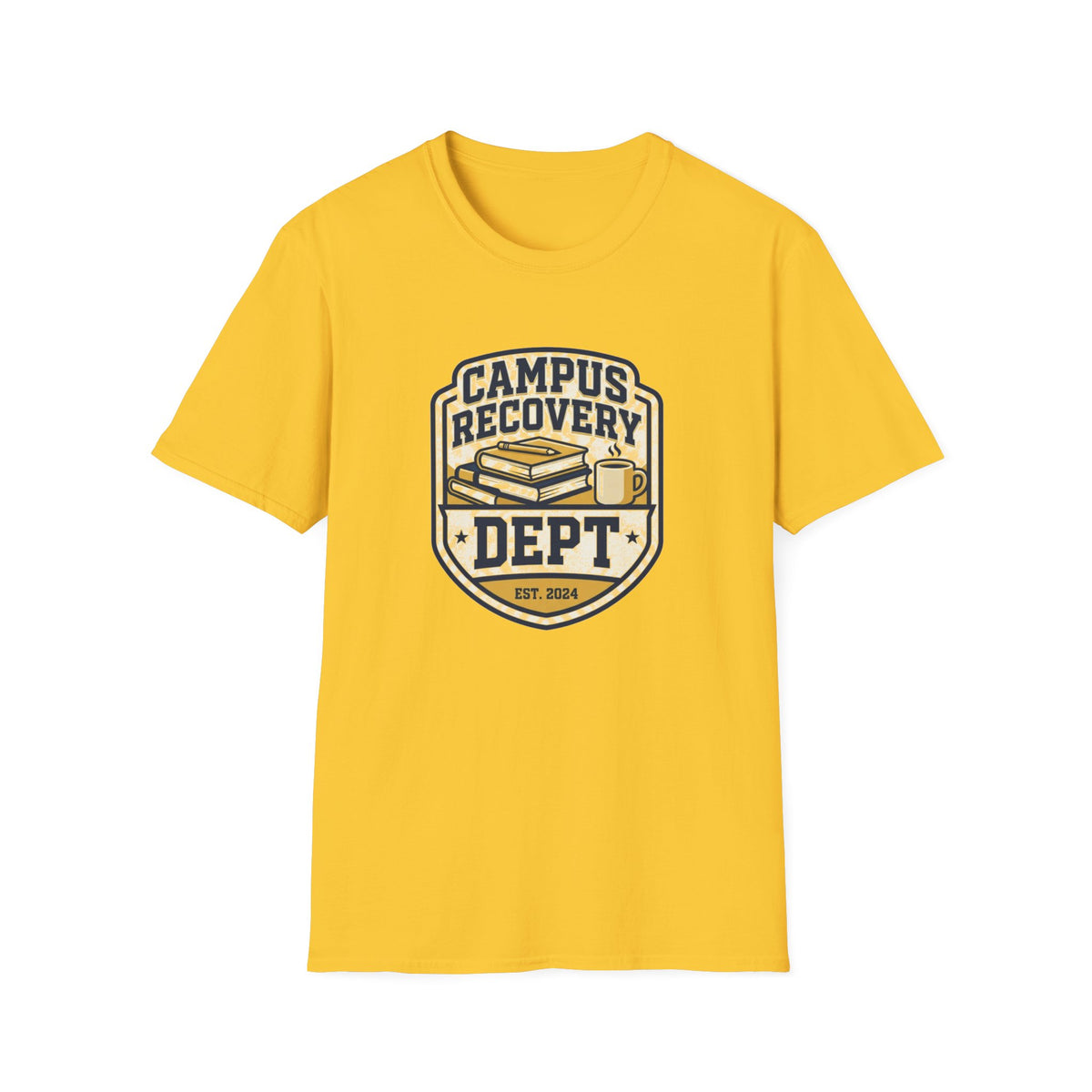 Campus Recovery Dept. T-Shirt — Collegiate Support Logo Tee - Trending Now - August 2026