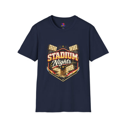 Stadium Nights T-Shirt — Vintage Sports Lights Graphic Tee