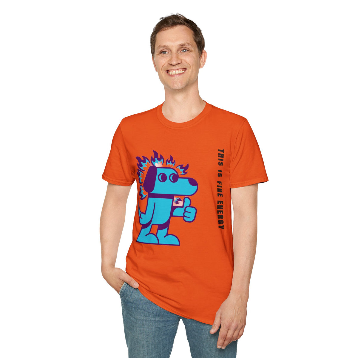 Flaming Blue Dachshund T-Shirt — Cute Cartoon Dog Graphic Tee - Trending Now - September 2026