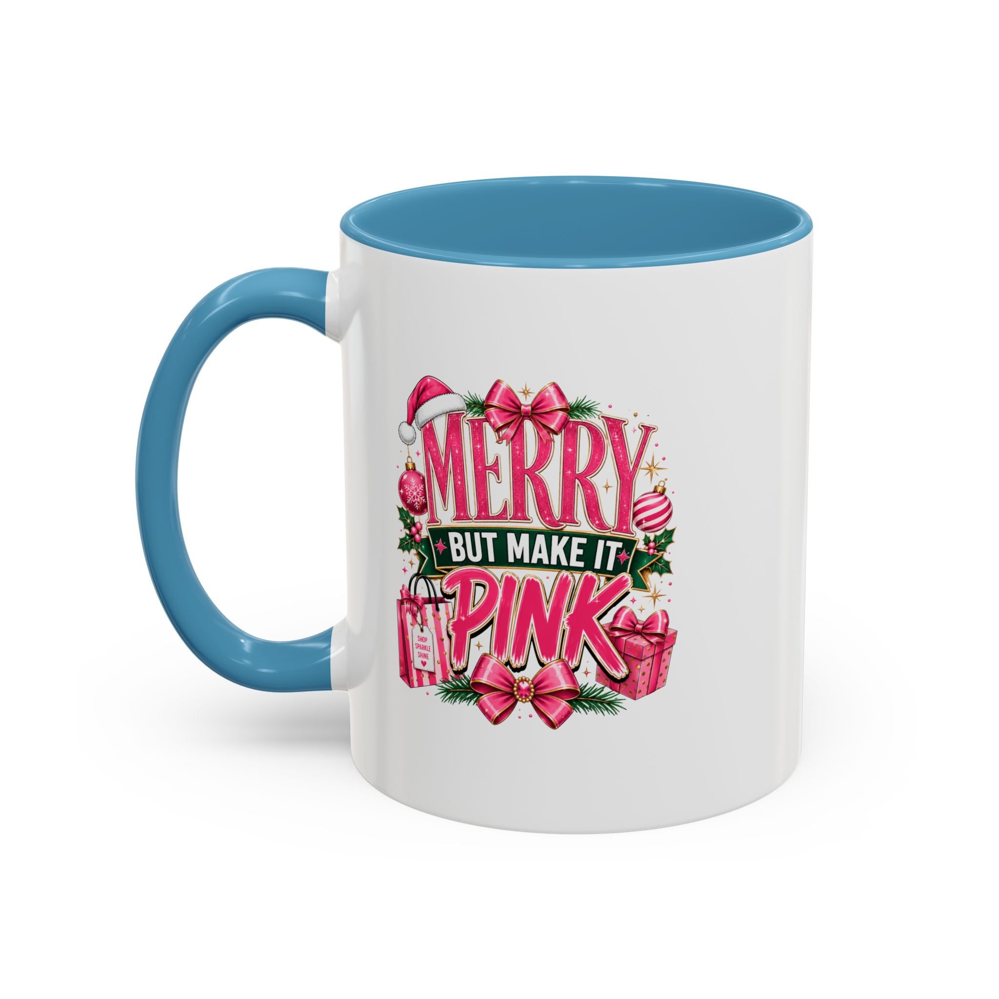 Accent Coffee Mug Merry Pink