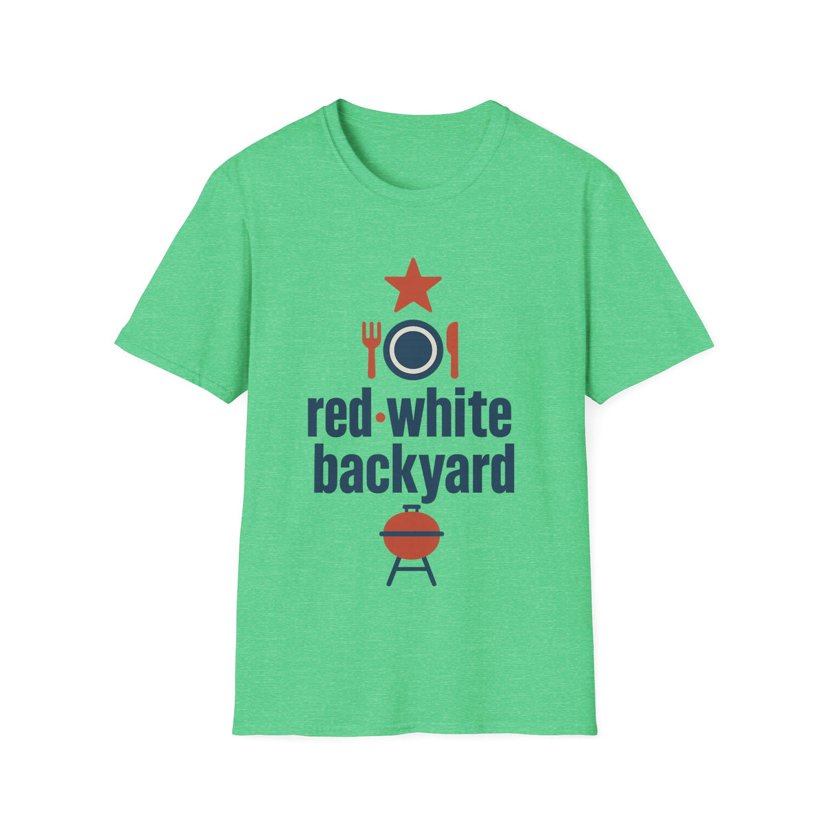 Patriotic BBQ T-Shirt — Red Star Plate Grill Graphic - Trending Now - August 2026