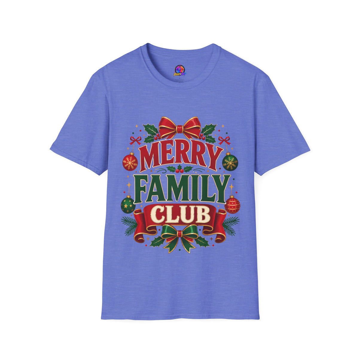 Merry Family Club Christmas T-Shirt