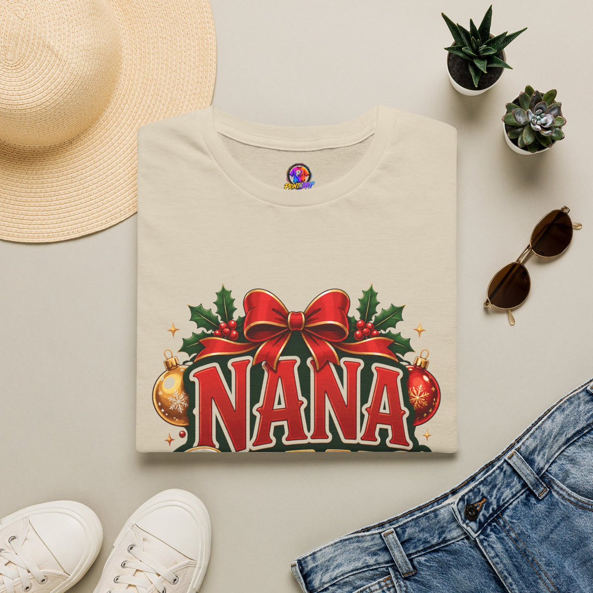 Nana Claus Christmas Tee — Festive Holiday Grandma T-Shirt