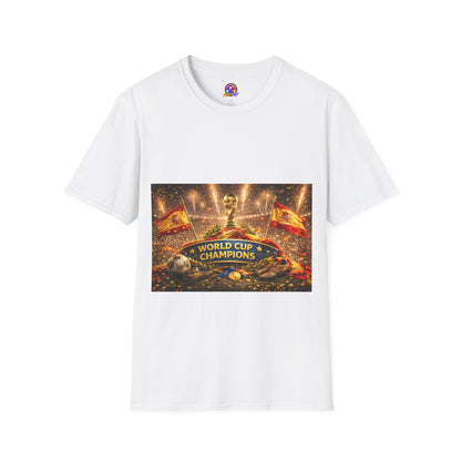 World Cup Champions T-Shirt — Spanish Football Victory Design